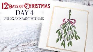 Day 4! 12 Days Of Christmas Unboxing & Paint With Me!