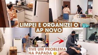 LIMPEZA NO AP NOVO | COLOCANDO TUDO NO LUGAR APÓS A MUDANÇA | Dani Brito