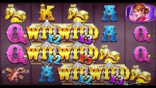 Wild West Gold Slot Big Win20 FREE SPINS - Bonus Game