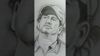 Realistic Portrait Of Sachin Tendulkar | Anku Kanaw