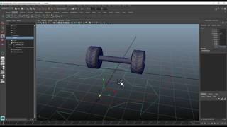 Tutorial: Wheel rotation without script or expression in Maya