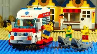 Lego City Marine Ambulance Shark Attack