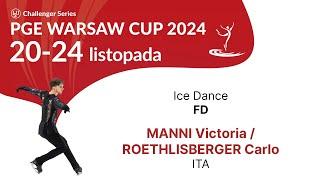 #15 Victoria MANNI   Carlo ROETHLISBERGER ITA   ID FD   PGE Warsaw Cup 2024