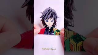 Demon Slayer Squishy DIY #shorts #craft #love #art #diy