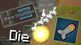 Anyways I went Thrumbo hunting | Rimworld