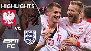Poland battles to a draw against England after late goal | World Cup Qualifier Highlights | ESPN FC