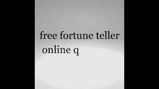 free fortune teller online questions