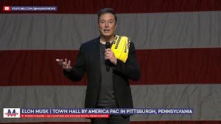  Elon Musk | Town Hall by America PAC in Pittsburgh, Pennsylvania [Subtitles]