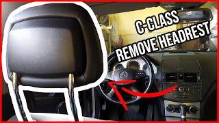 Removing Mercedes Headrests (C-Class)