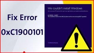 [Fixed]️ Error 0xC1900101 ️ [2024] Windows Update Error Windows 10  0x30018