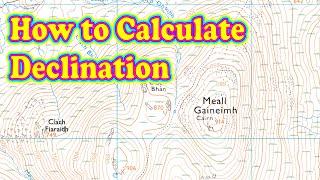 How to calculate declination