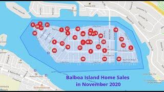 Balboa Island Sales for November 2020 - Newport Beach CA Real Estate
