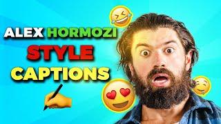 Alex Hormozi Captions Style #alexhormozi #captions #tiktok