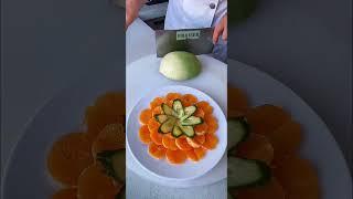 Carving Oranges: How To Carve A Watermelon Into An Elegant Flower Platter?#fruit#knifeskills