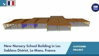 [FR] CP 001144 | New Nursery School Building in Les Sablons District, Le Mans, France