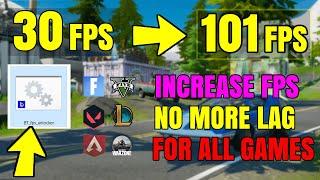 Increase/Boost Your FPS & Fix LAG in ALL Games PC/LAPTOP (2020)