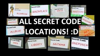 ALL SECRET CODE LOCATION   in Anime Clicker Fight