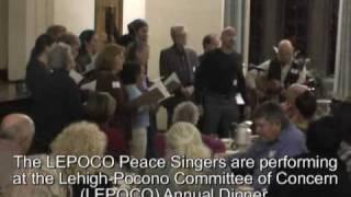 The LEPOCO Peace Singers: March 6th, 2010
