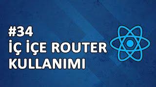 34) İç İçe(Nested) Router Yapısı | Router Dom | Routes | Route | Link | useNavigate | useParams