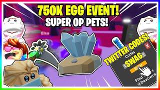 TAPPING LEGENDS 750K EVENT EGG! NEW SUPER *OP PETS* LOTS OF TWITTER CODES! ELSA PET! + MORE - ROBLOX