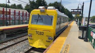 LIRR TC82 Engineer Inspection Vehicle Passes Locust Valley West To Queens On Monday July 24 2023