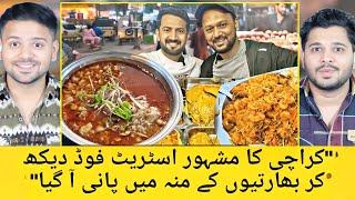 Indian Reaction On Karachi Street Food Tour With Abdul Malik Fareed And Street Food Pk.