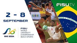 Beach Soccer Day1 2024 FISU World University Championships Beach Sports Brazil, Rio de Janeiro