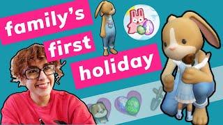 The Flower Bunny visits! | Build Newcrest Legacy Challenge 14 | The Sims 4 let's play