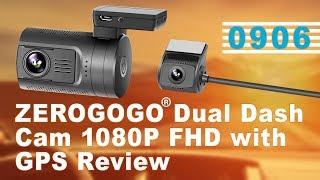 ZEROGOGO MiNi 0906 Dual Dash Cam 1080P FHD with GPS