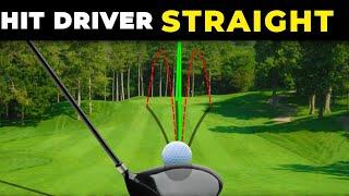 HOW TO HIT DRIVER STRAIGHT -  The driver swing is much easier when you know this