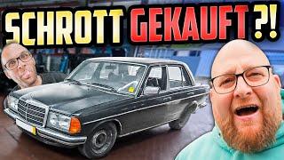 DAFÜR fuhr Patrick 1300KM?! - Mercedes W123 - Was hat es mit dem NEUEN PROJEKT auf sich?!