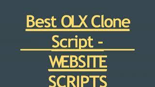 Best OLX Clone Script - WEBSITE SCRIPTS