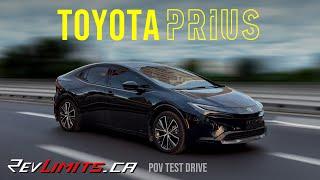 2023 TOYOTA PRIUS LIMITED AWD | ASMR | PoV Test Drive #14 | 4K | REVLIMITS.CA