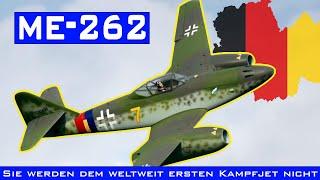 Deutsche Messerschmitt Me-262: Sie werden dem weltweit ersten Kampfjet nicht glauben können.