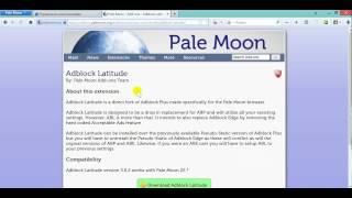 Adblock для Pale Moon