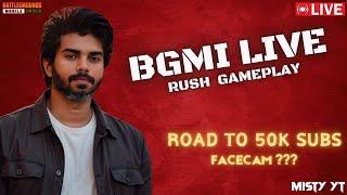 LET'S GO 50K SUB FOR FACE CAM ️ | MISTY YT IS LIVE | BGMI TAMIL | TAMILBGMI #bgmi #tamil #mistyyt