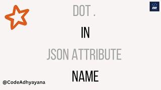 dot in JSON data attribute name | PySpark