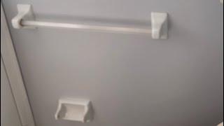 Easiest way to remove old ceramic towel bars or toilet paper holders