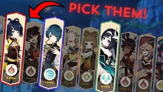 DO NOT PICK WRONG! WHICH CHARACTER SHOULD YOU PICK IN THE FREE 4-STAR SELECTOR? - Genshin Impact