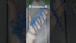 Snowflake ️️ Christmas  Snowflake made of chenille wire