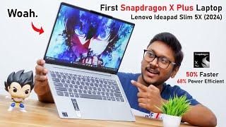 Unboxing the First Snapdragon X Plus Laptop from Lenovo... Woah !! 