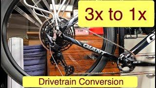 3x to 1x Drivetrain Conversion Part 1- Budget Mountain bike