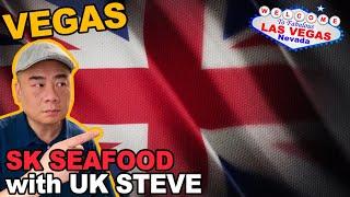 Meal with "UK Steve" from the UK. SK Seafood, Las Vegas