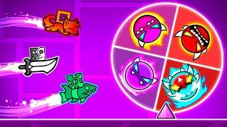 Гонка на РУЛЕТКЕ ДЕМОНОВ в Geometry Dash 2.2