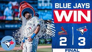 Davis Schneider homers, Nathan Lukes plays hero as Blue Jays SWEEP the St. Louis Cardinals!