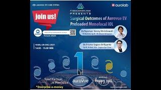 Surgical Outcomes of Aurovue EV Preloaded Monofocal IOL Webinar   PT Medeq Mandiri Utama 29 Desember