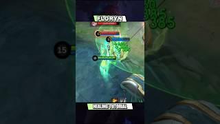 FLORYN HEALING TUTORIAL AND BUILD #mlbb #shorts #floryn