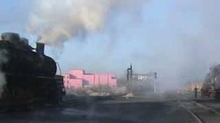 Chinese steam - A pair of SY's idling at Chengzihe yard