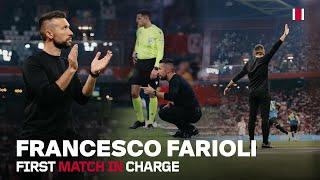 Passionate Francesco Farioli during his first Ajax match in charge 