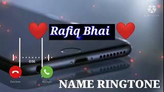 RAFIK name ringtone RG RAFIK